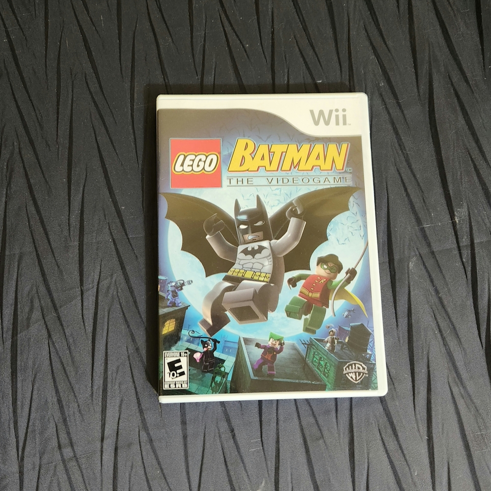 LEGO Batman: The Videogame for Wii - Blue and Black Cover